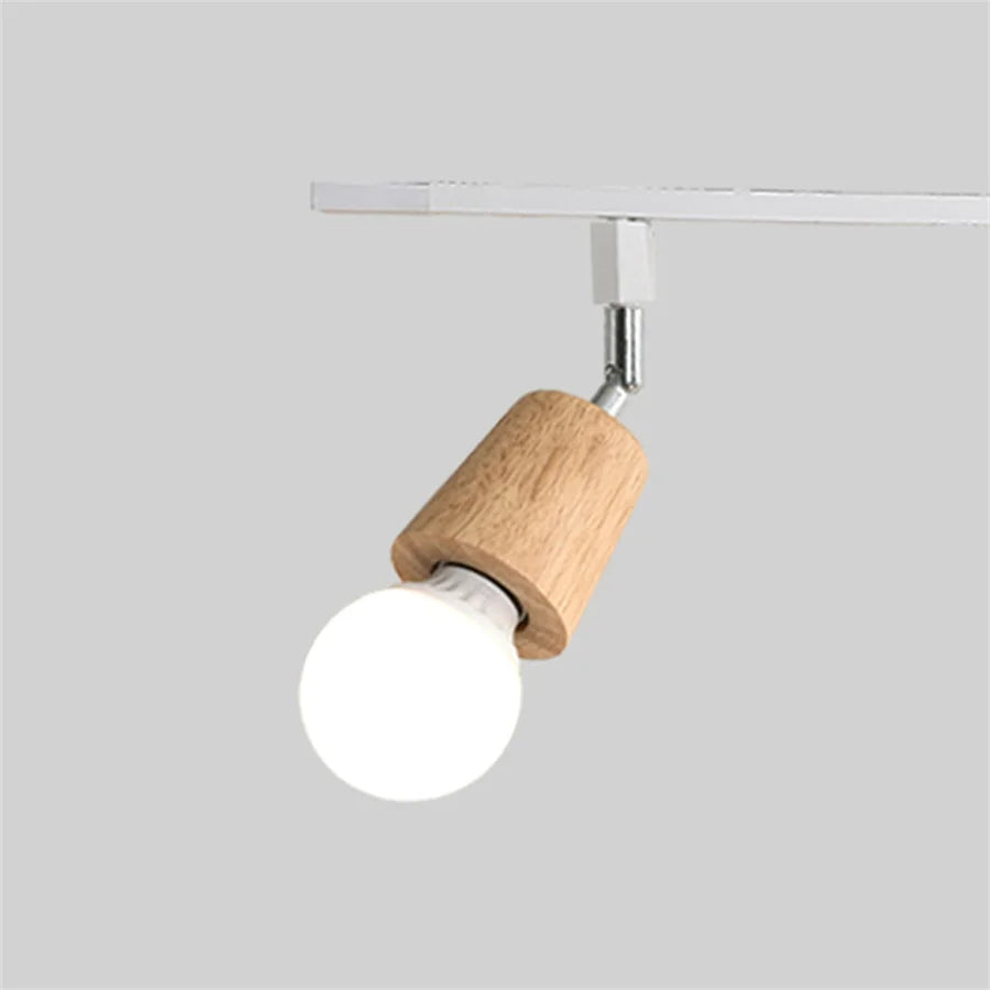 Nordic Rail Track Ceiling Spotlight for Cafes, Stores, and Restaurants