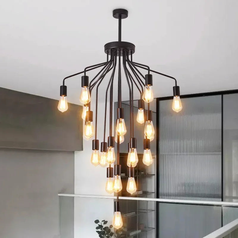 Grace's American Iron Ceiling Chandelier