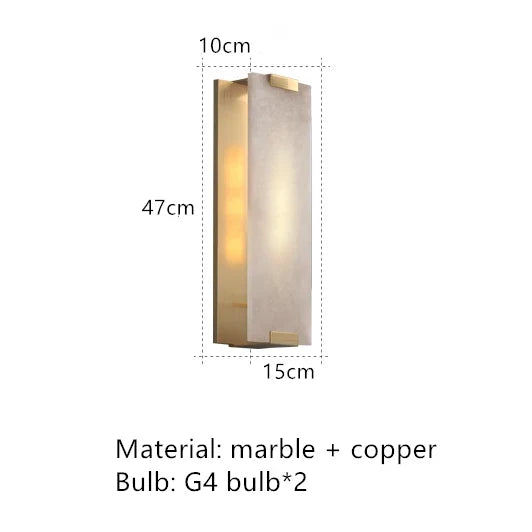 Verona Marble LED Wall Sconce