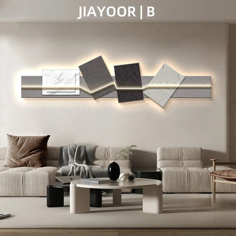 Dlight Decor Artistic Wood Crystal Wall Glow Light