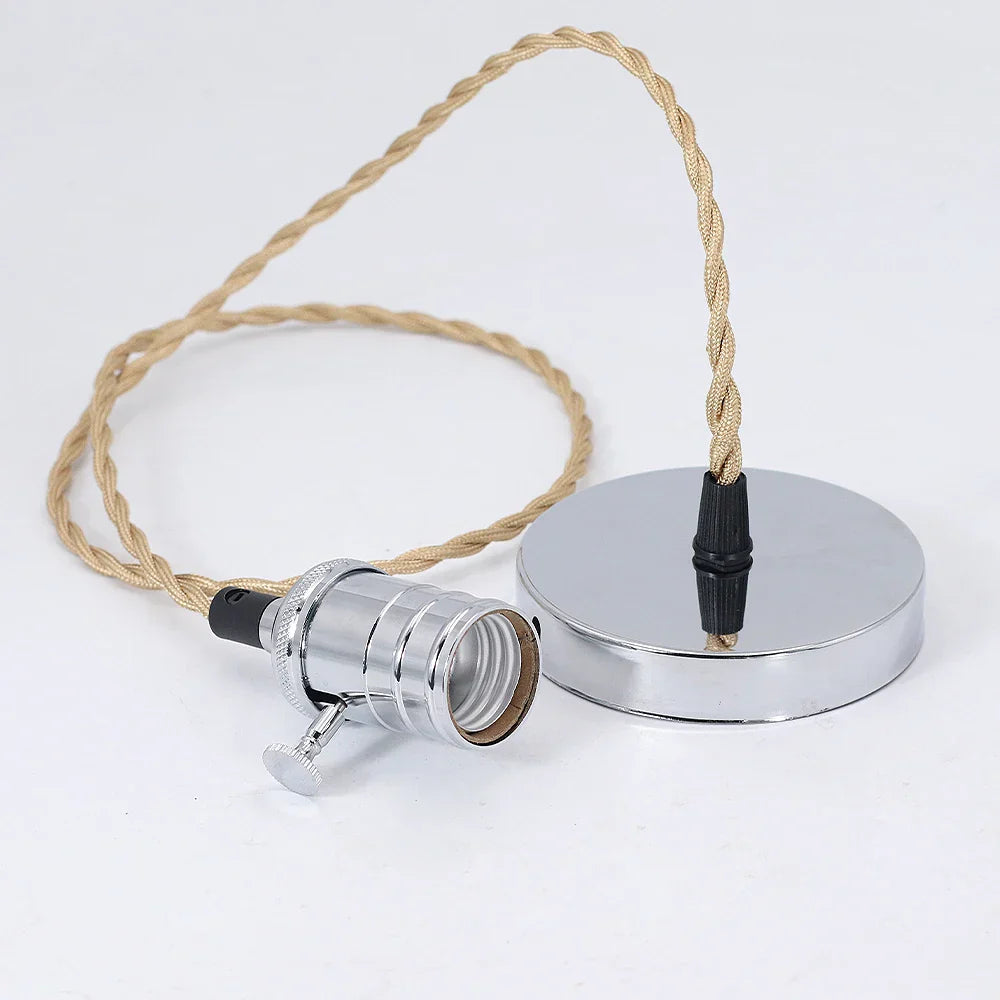 Sélène's Aluminum Vintage  E27 Lamp Holder for Home and Bar