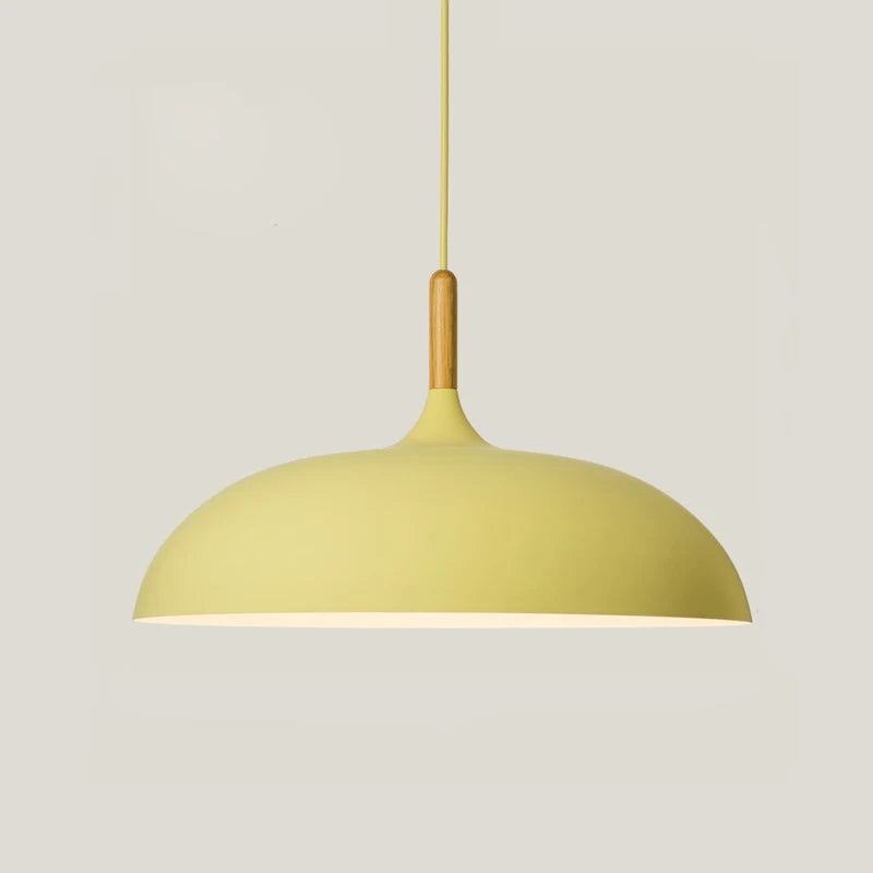 Minimalist Modern Pendant Lamps - Wood & Aluminum Lampshade Hanging Lights for Artistic Fashion Decor