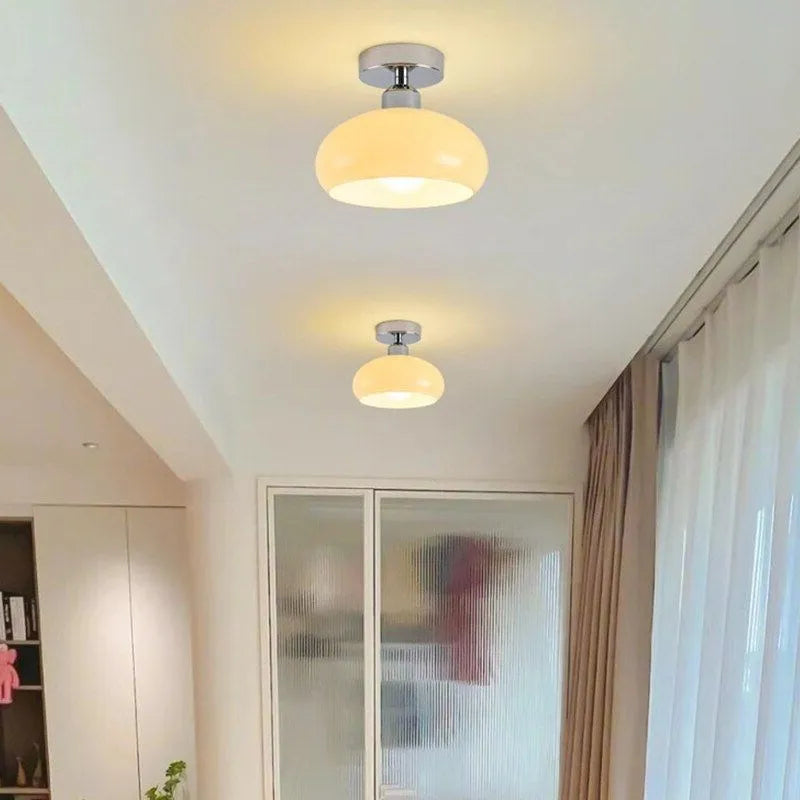 Contemporary LED Ceiling Light - Elegant Gold Lighting Fixture for Home Decor