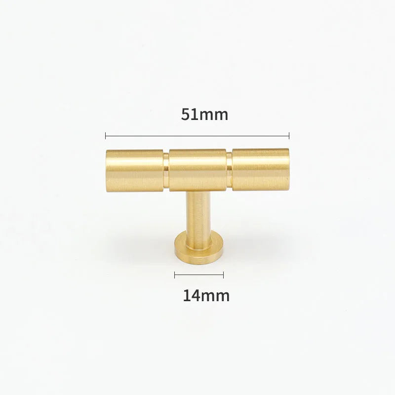 Gold and Bronze Brass Wardrobe Handles – Vintage Cabinet Drawer Pulls and Bar Handles