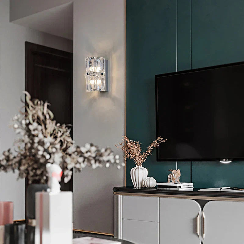 Mila Crystal Wall Lamp - Luxury Living Room and Bedroom Illumination