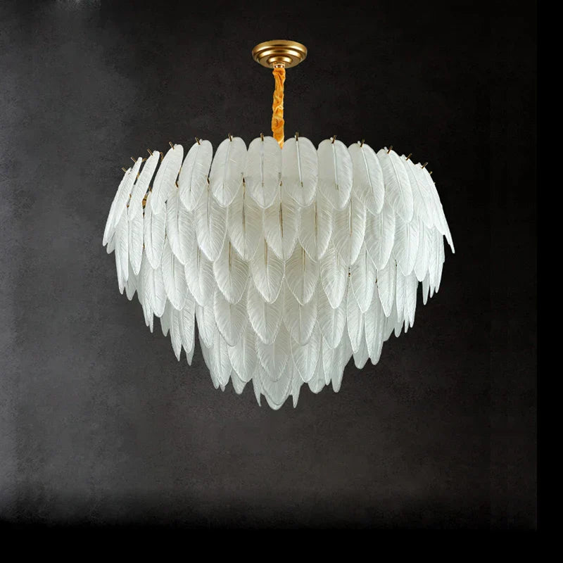 Postmodern Light Luxury Crystal Chandelier - Nordic Minimalist Elegance for Living Rooms, Bedrooms, and Dining Spaces