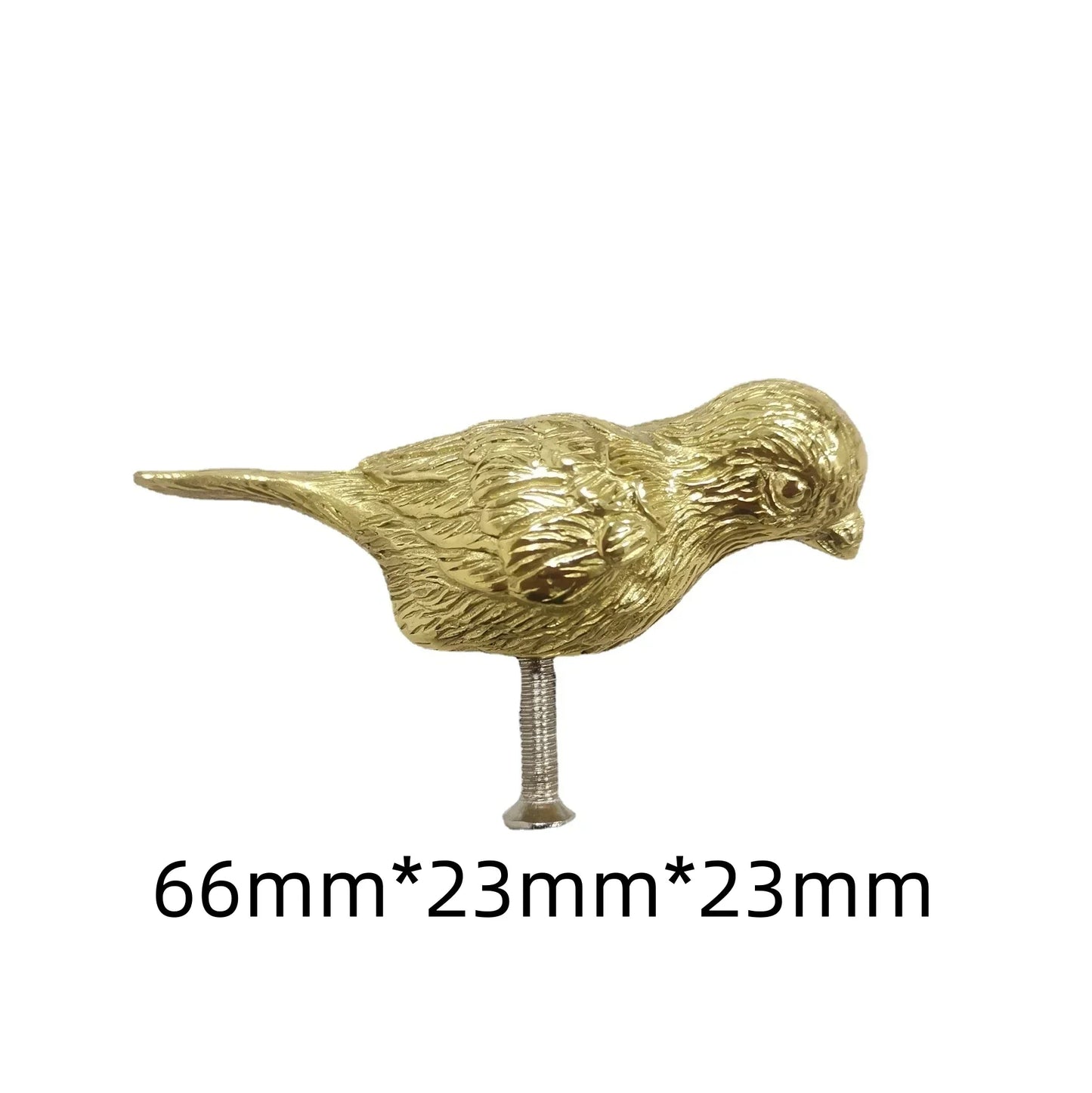 Luxury Brass Solid Handle Pure Copper Animal Shape High-grade Gold Wardrobe Dresser Drawer Cabinet Pulls Furniture Handles