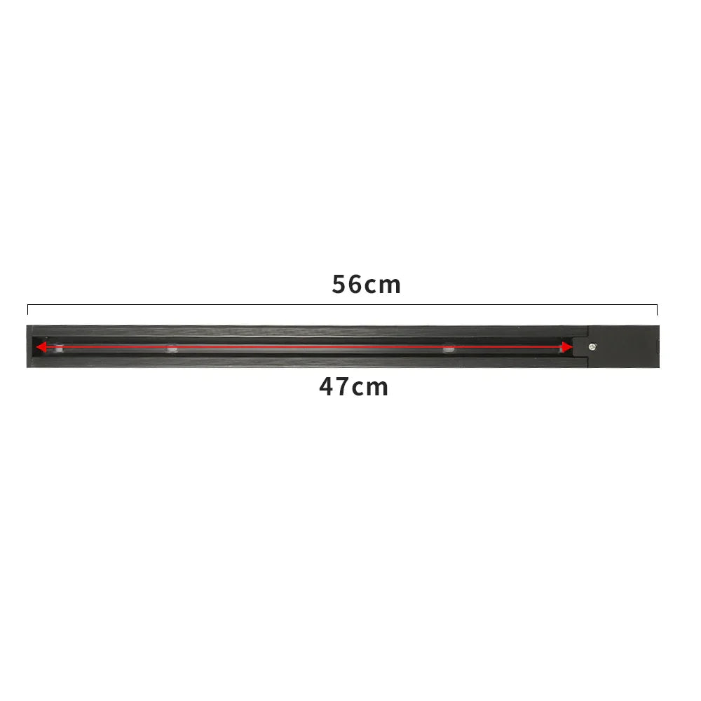 Led Track Light Rails  0.5M 2 Wire 3 Wire Connector Jointer Led Rail For Store Home Spotlight Lighting
