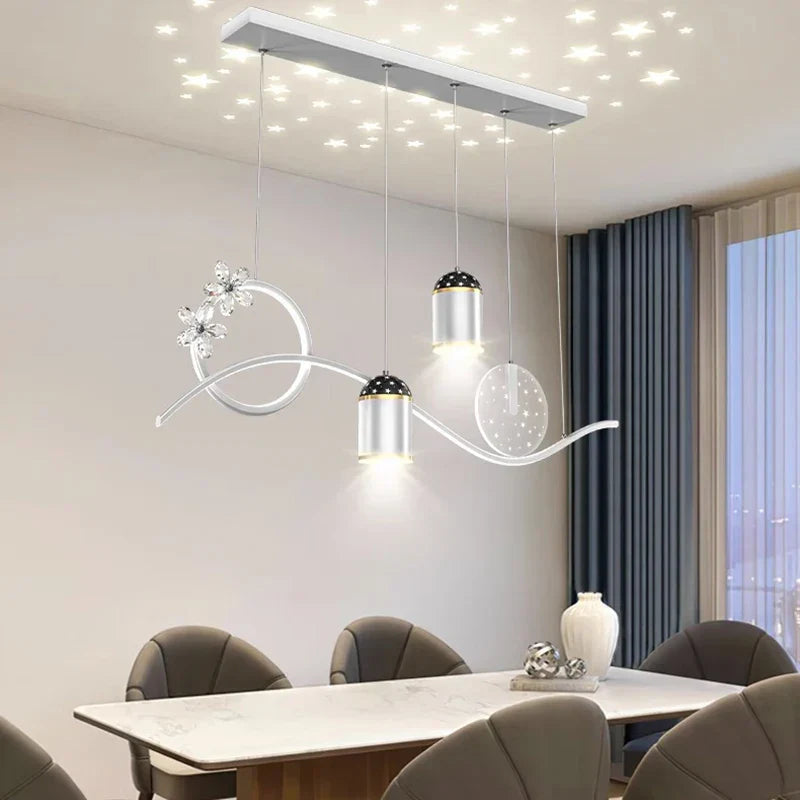 Elegant Crystal Chandelier - Perfect for Home Decor, Restaurants, and Villa Ceilings