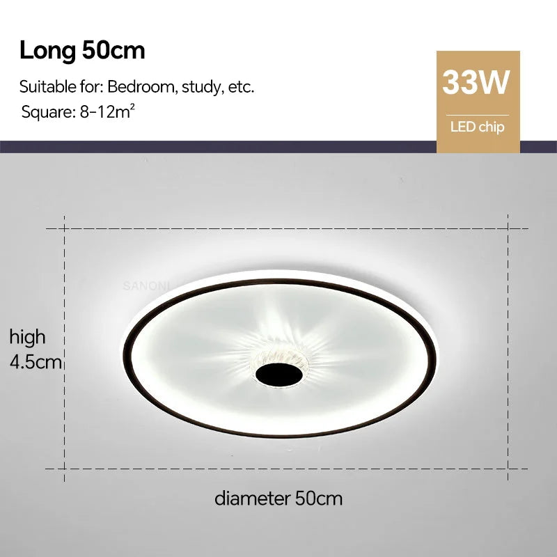 Modern LED Ceiling Lamp - Ideal for Living, Dining Room, Children's Bedroom, Aisle, and Kitchen - Stylish Ceiling Light for Indoor Home Decor - Lighting Fixture