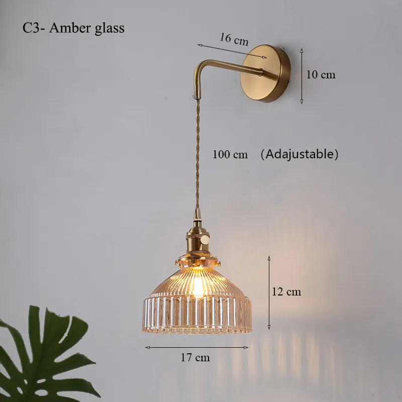 Vintage Nordic Wall Light with Switch - Stylish Lighting for Living Rooms and Bedside Reading