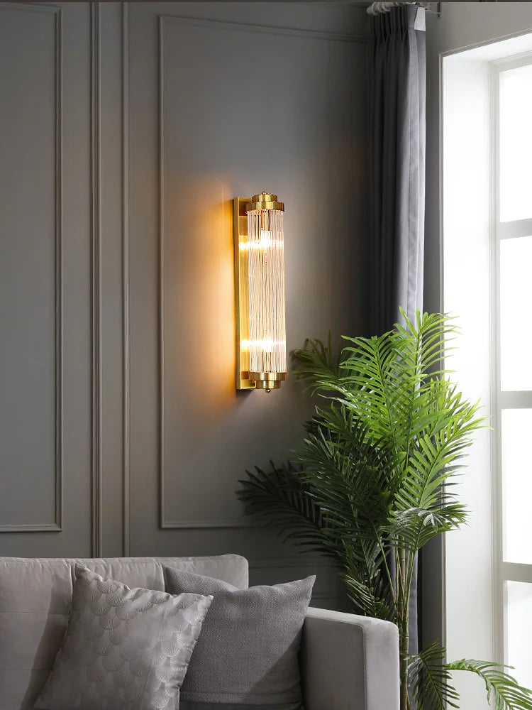 Olivia - Luxury Wall Lamp Golden and Black Bedside Lamp Modern Led Wall Lamp