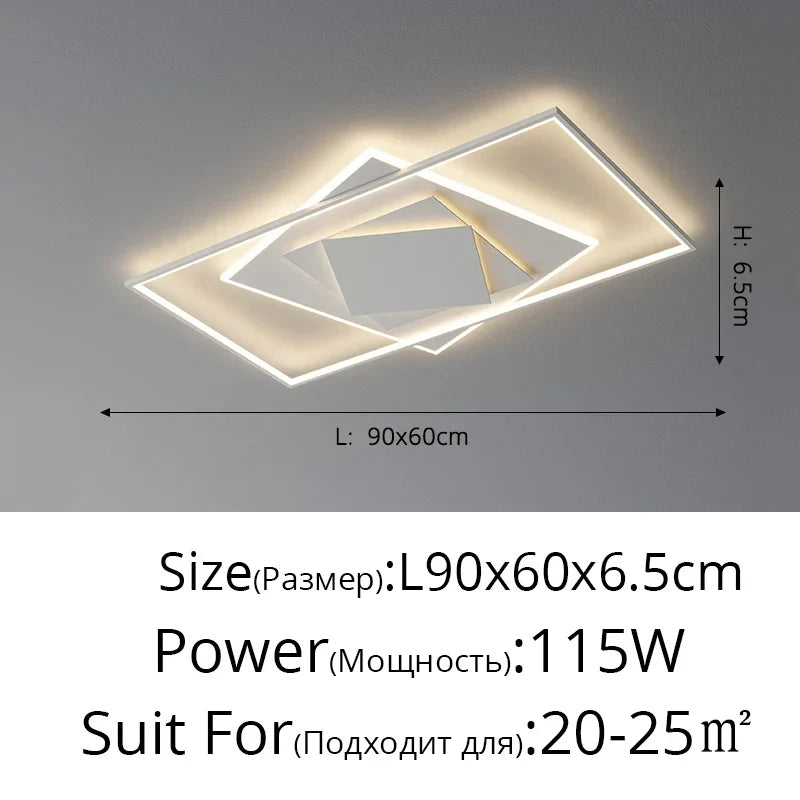 Ultra-thin LED Ceiling Light - Simple and Modern Lighting Fixture for Living Room, Study, Balcony, and More