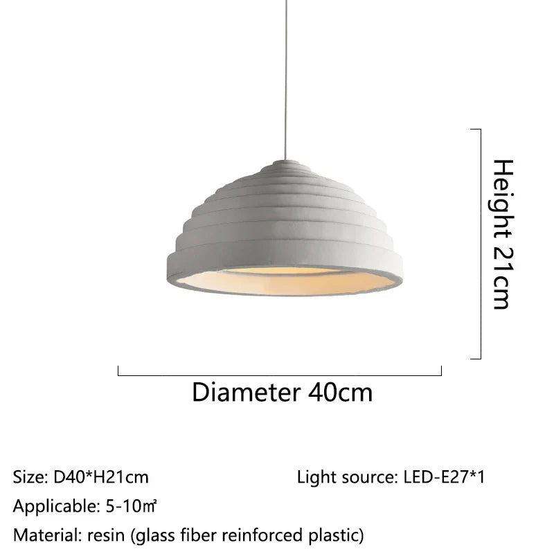 Minimalist Nordic Wabi-Sabi LED Ceiling Chandelier - Perfect for Living Rooms, Dining Rooms, Bedrooms, and Attic Home Decor