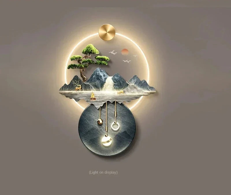 Dlight Decor 3D Wall Painting Light for Hallway Art