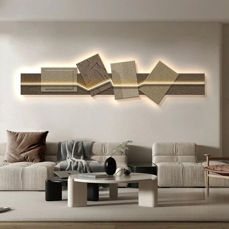 Dlight Decor Artistic Wood Crystal Wall Glow Light