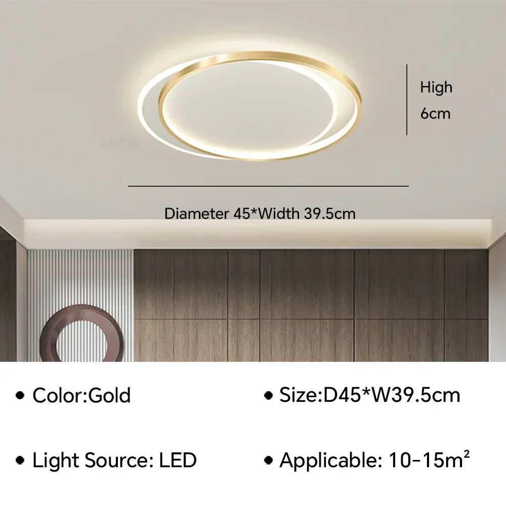 Modern LED Ceiling Lamp - Ideal for Living, Dining Room, Bedroom, Children's Room, Study, Hall, Cafe, and Home Decor Indoor Lighting Fixture Lustre