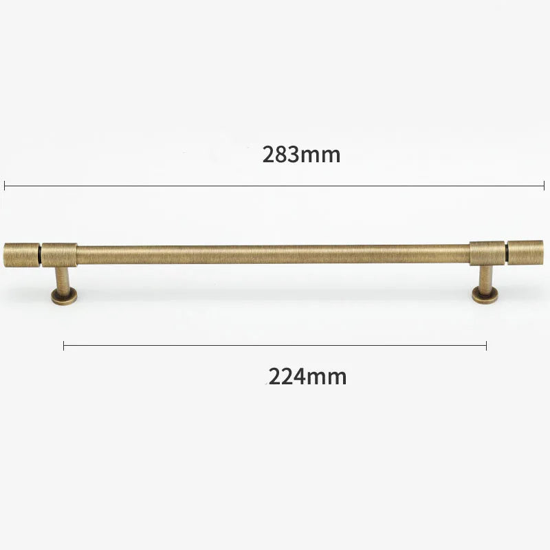 Gold and Bronze Brass Wardrobe Handles – Vintage Cabinet Drawer Pulls and Bar Handles