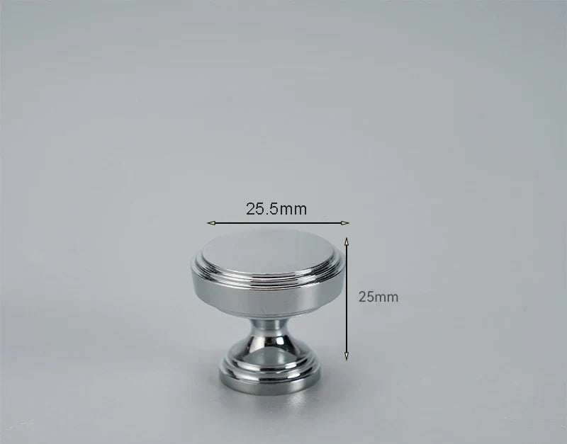 Chrome and Polished Gold Brass Furniture Handles – Modern Cabinet, Drawer, and Wardrobe Knobs