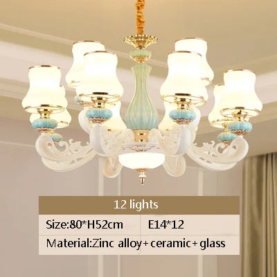 Elegant European-Style Duplex Building Chandelier - Ideal for Villa Living Rooms, Grand Halls, and Stairwells