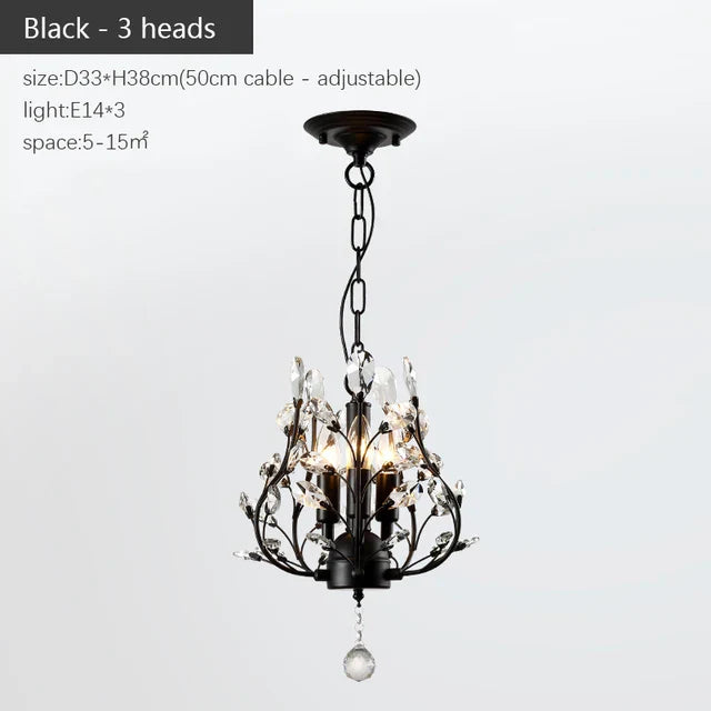 Modern Crystal Chandelier - Perfect for Living Rooms, Dining Areas, and Bedrooms