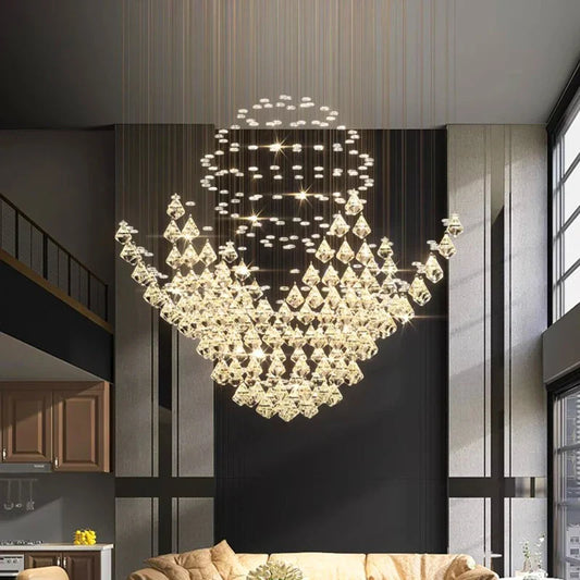 Luxury Crystal Chandelier - Elegance and Opulence for Home Decoration