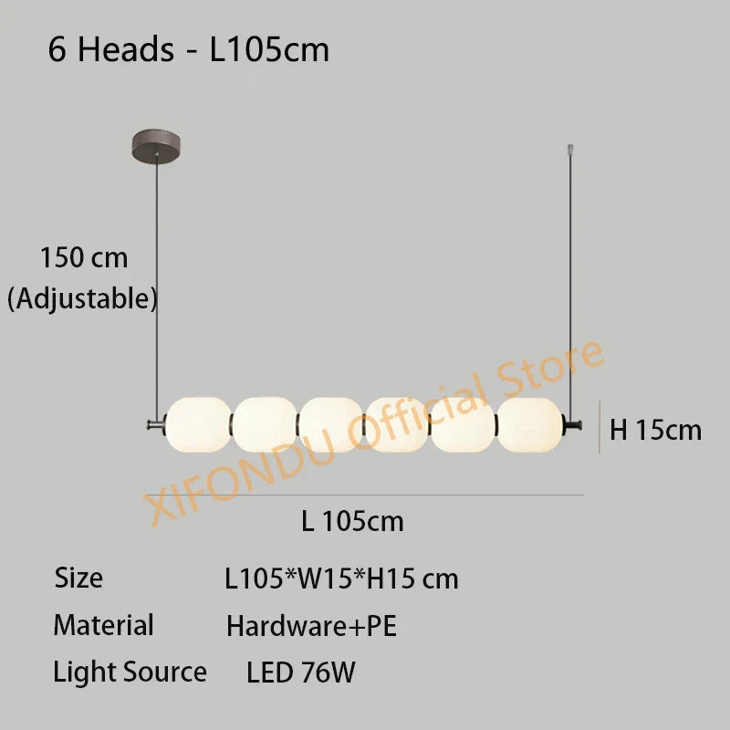 Contemporary Nordic Chandelier - Modern Lighting for Dining Rooms, Offices, Coffee Bars, and Home Decor