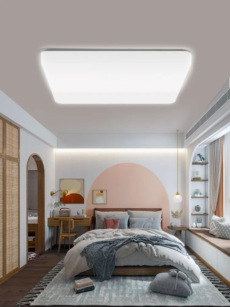 Smart LED Ceiling Lamp with Dimmable App Control - Modern Square Ceiling Light for Kitchen, Living Room, and More