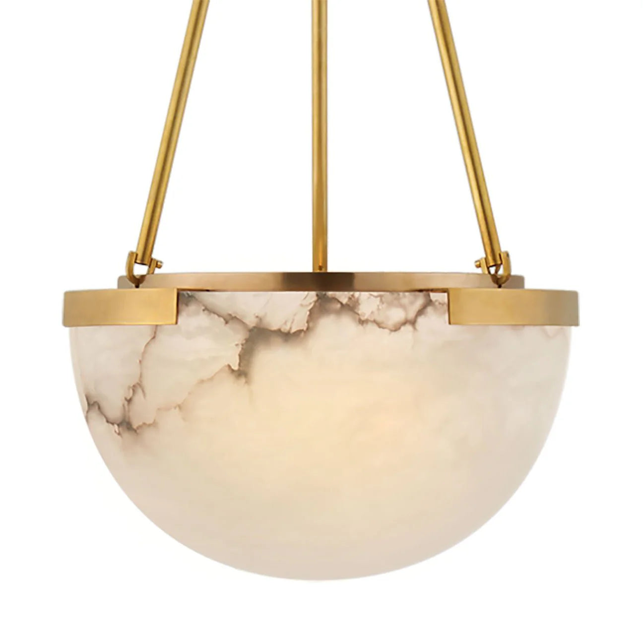 Semicircular Istar Alabaster Chandelier