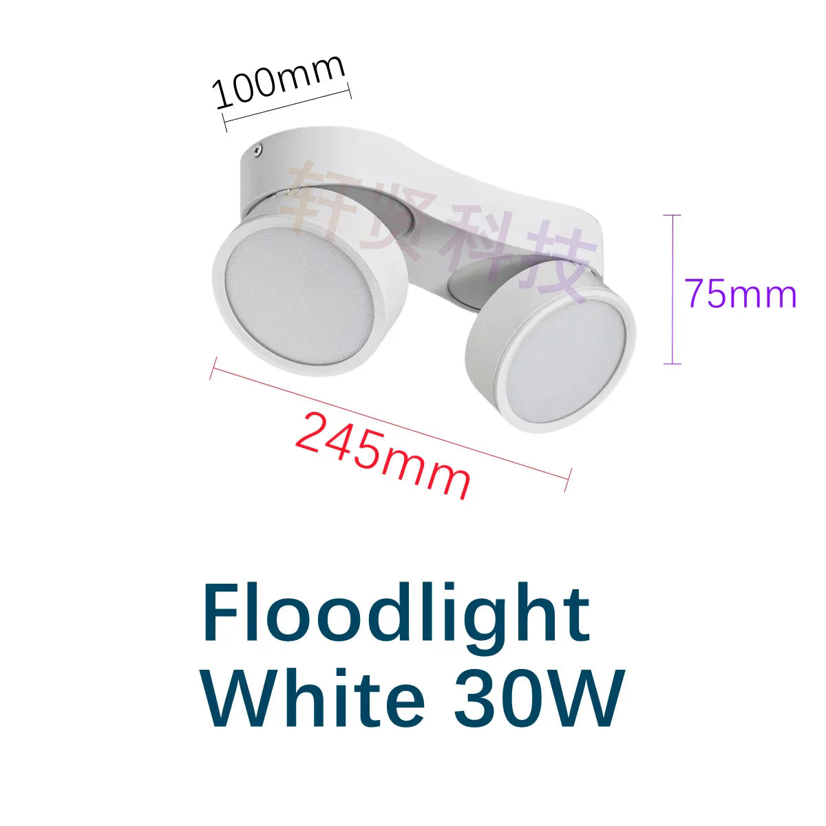 Modern Foldable Rotating LED Ceiling Light - Ultrathin, Dimmable Spotlight with Multiple Wattage Options