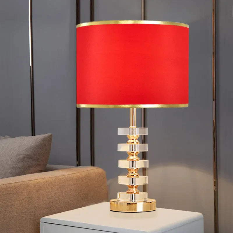 Luxury Crystal Table Lamp - Post Modern American Style Bedside Lamp