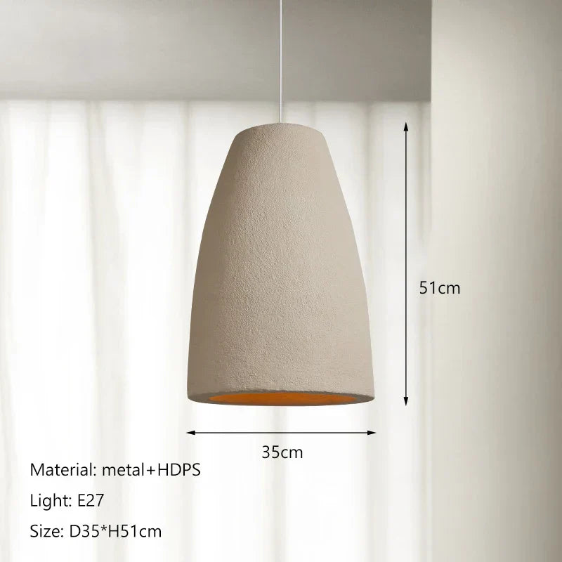 Wabi-Sabi Cream Style LED Chandelier - Illuminate Your Restaurant, Bar, Dining Room, and More with Subtle Elegance