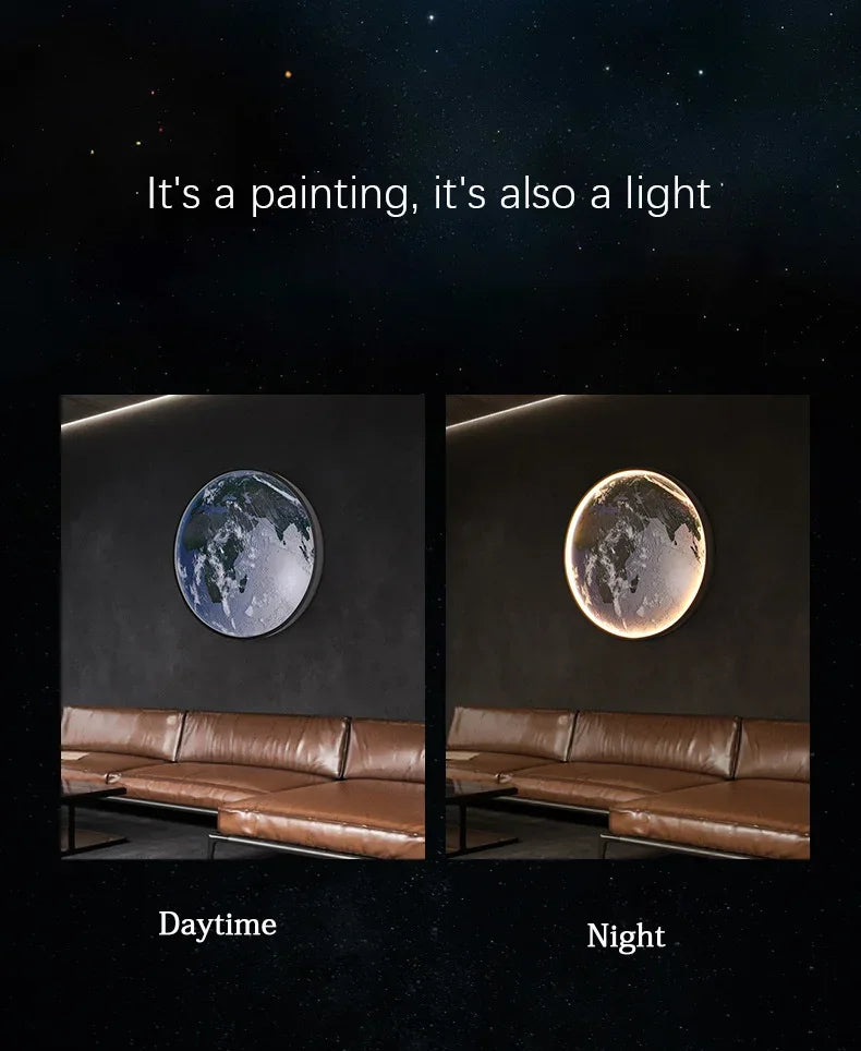 Dlight Decor Planet Mural Wall Light for Interiors