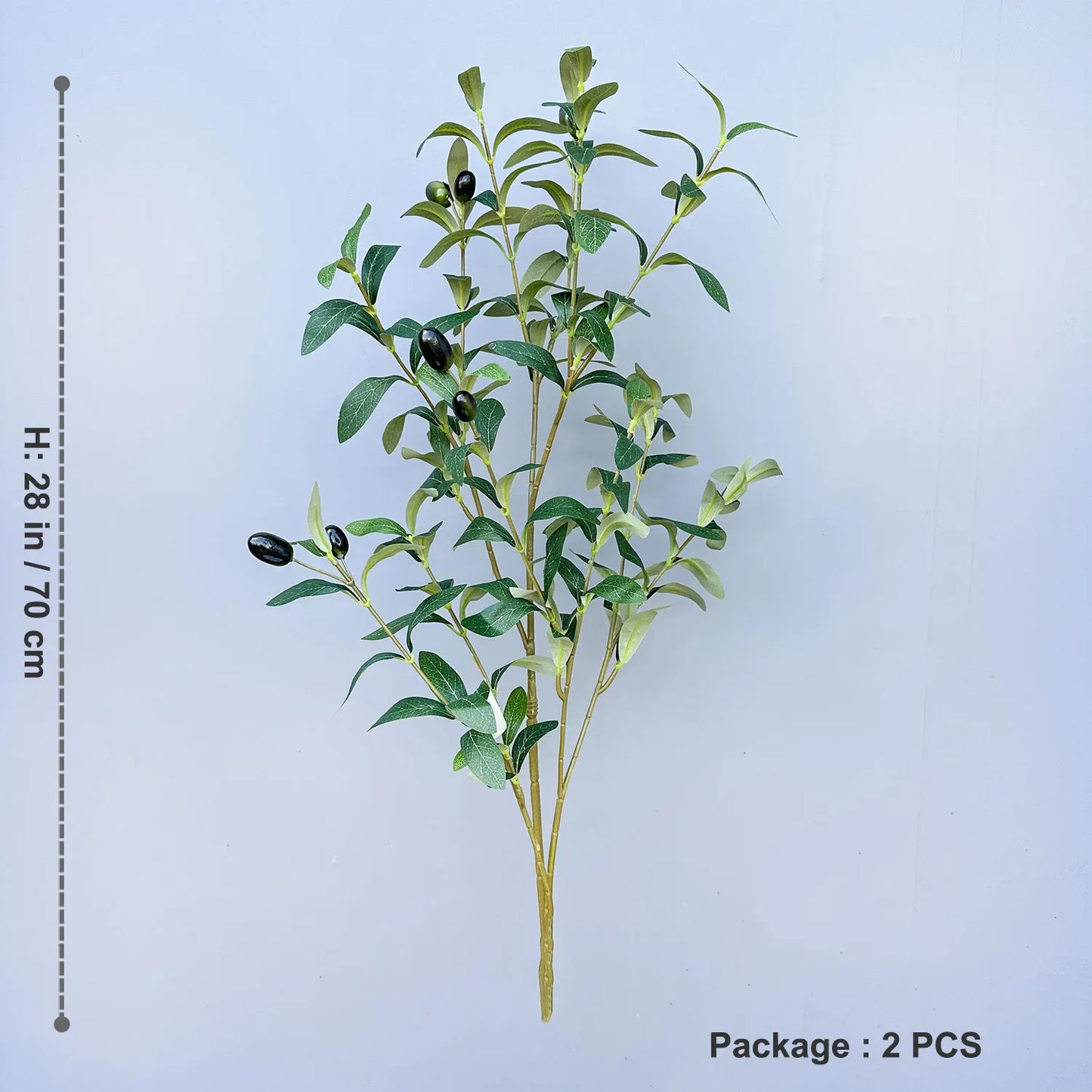 65-200CM Artificial Olive Plant tree High Branches Faux plant Plastic Leaf  Ornamental indoor Artificial Plant for Home Decor