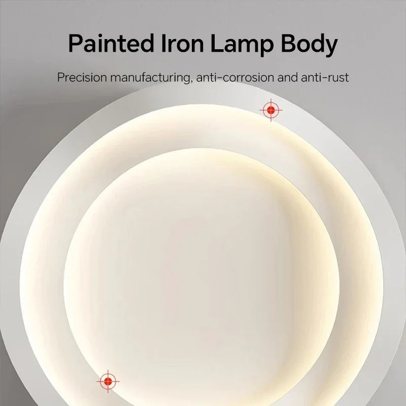Nordic LED Corrugated Ceiling Lamp - Perfect for Living, Dining Room, Bedroom, Children's Study Room, and Aisle - Stylish Lighting Fixture Lustre for Home Decor