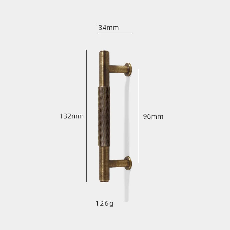 Antique Brass Furniture Handles – Bronze Plated Cabinet Pulls and Wardrobe Bar Knobs