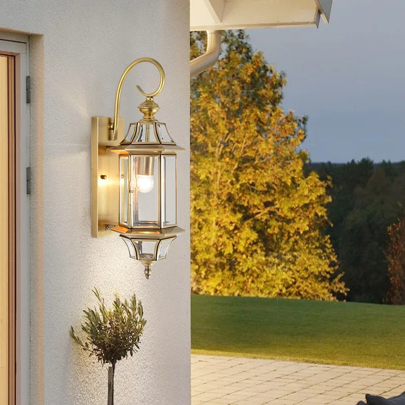 Alanna  - European-Style All-Copper Wall Light - Classic Elegance for Every Space