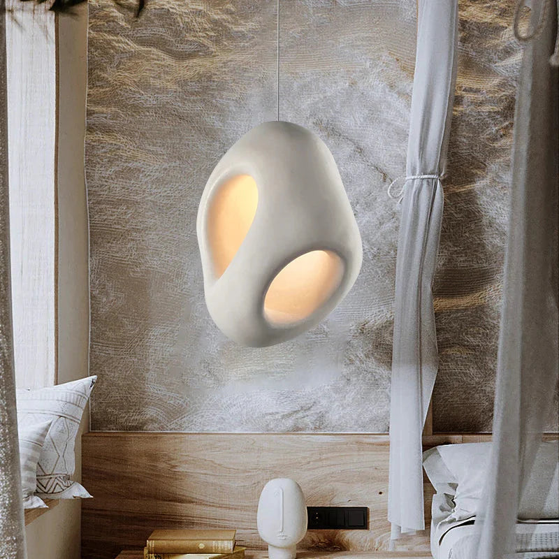 Nordic Creative Wabi-Sabi Wind LED Pendant Lights - Unique Home Decor for Bedrooms, Dining Rooms, and Bedside Lighting
