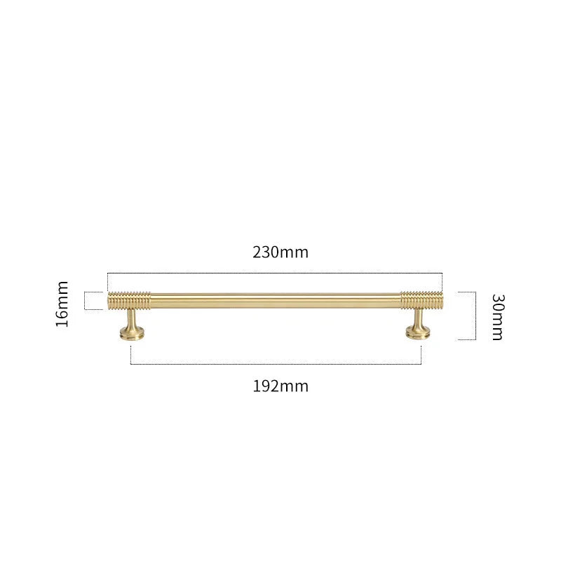 Gold, Chrome, Polished Gold Spiral Deco Furniture Handles – Modern Kitchen Cabinet and Wardrobe Pulls