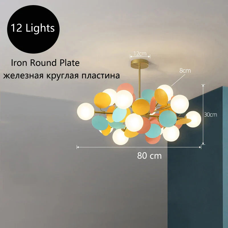 Nordic Kids Bedroom Ceiling Lamp - Modern Ceiling Light for Nursery Decor