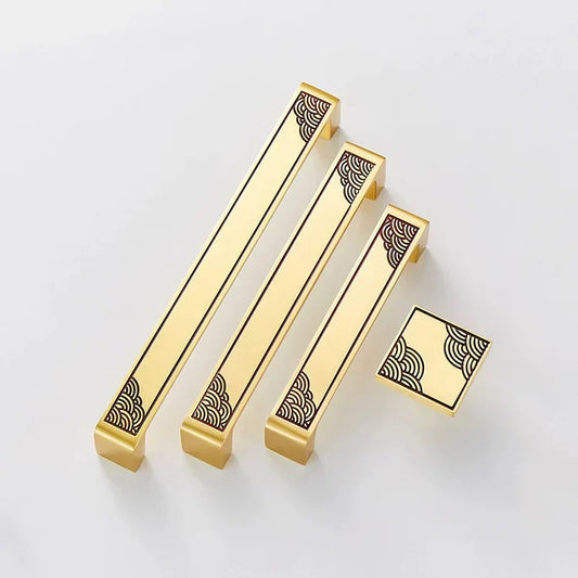 Antique Style Brass Furniture Handles – Vintage Cabinet, Wardrobe, and Drawer Knobs