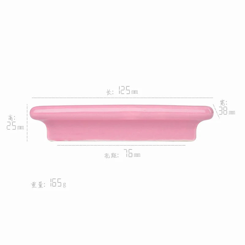 Macaron Series Ceramic Wardrobe Handles – Children's Room Door Knobs and Cabinet Pulls