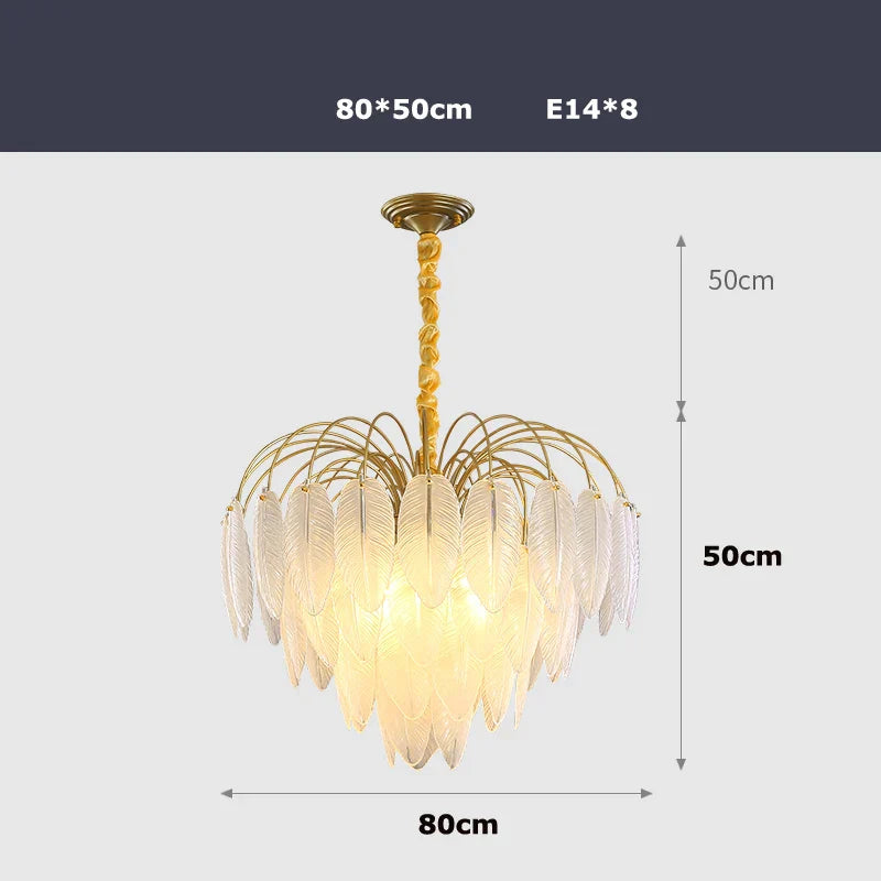 Postmodern Light Luxury Crystal Chandelier - Nordic Minimalist Elegance for Living Rooms, Bedrooms, and Dining Spaces