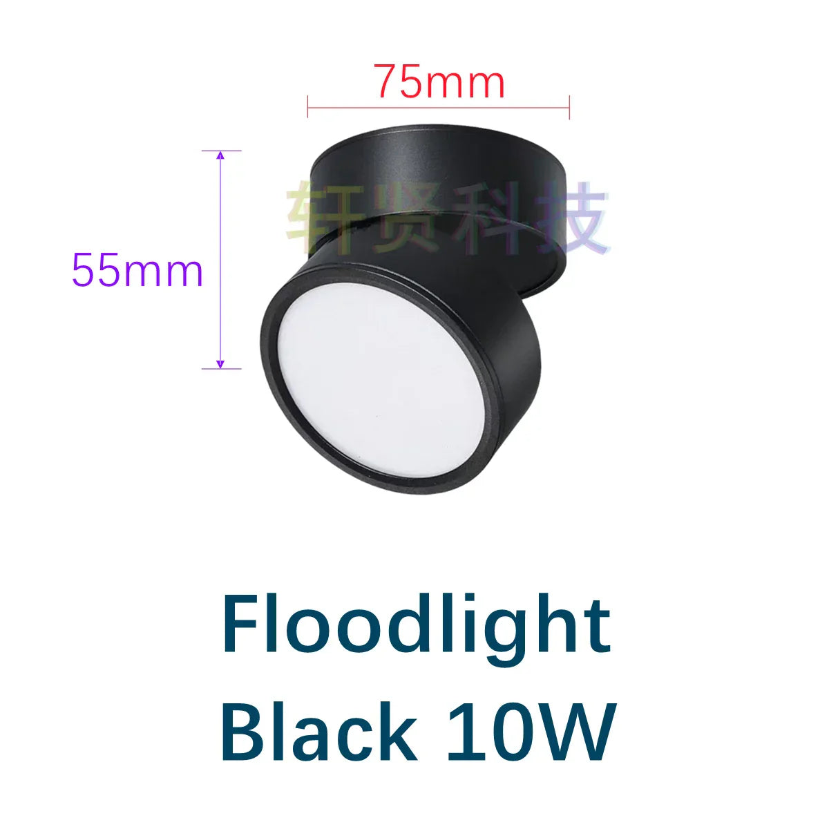 Modern Foldable Rotating LED Ceiling Light - Ultrathin, Dimmable Spotlight with Multiple Wattage Options