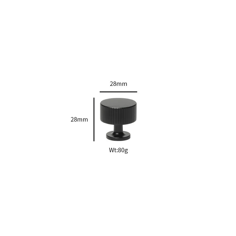 Black Vertical Line Brass Furniture Handles – Cabinet Drawer Knobs and Wardrobe Pulls