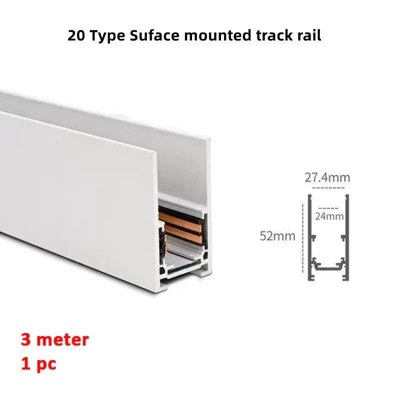 Modern Magnetic Track Lights - Embedded LED Spotlight Downlight