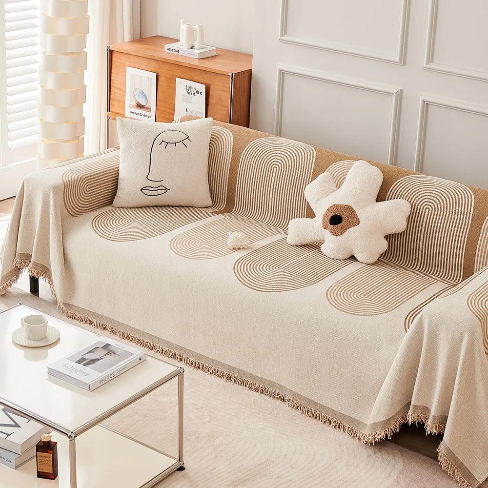 Double-Sided Chenille Couch Slipcovers for Ultimate Comfort