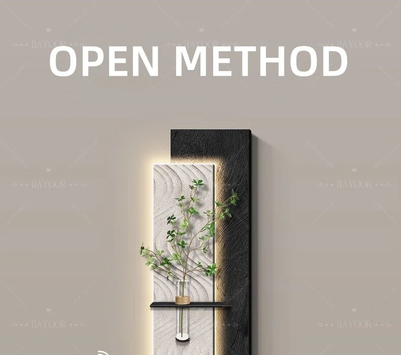 Dlight Decor Artistic Wood Crystal Wall Glow Light