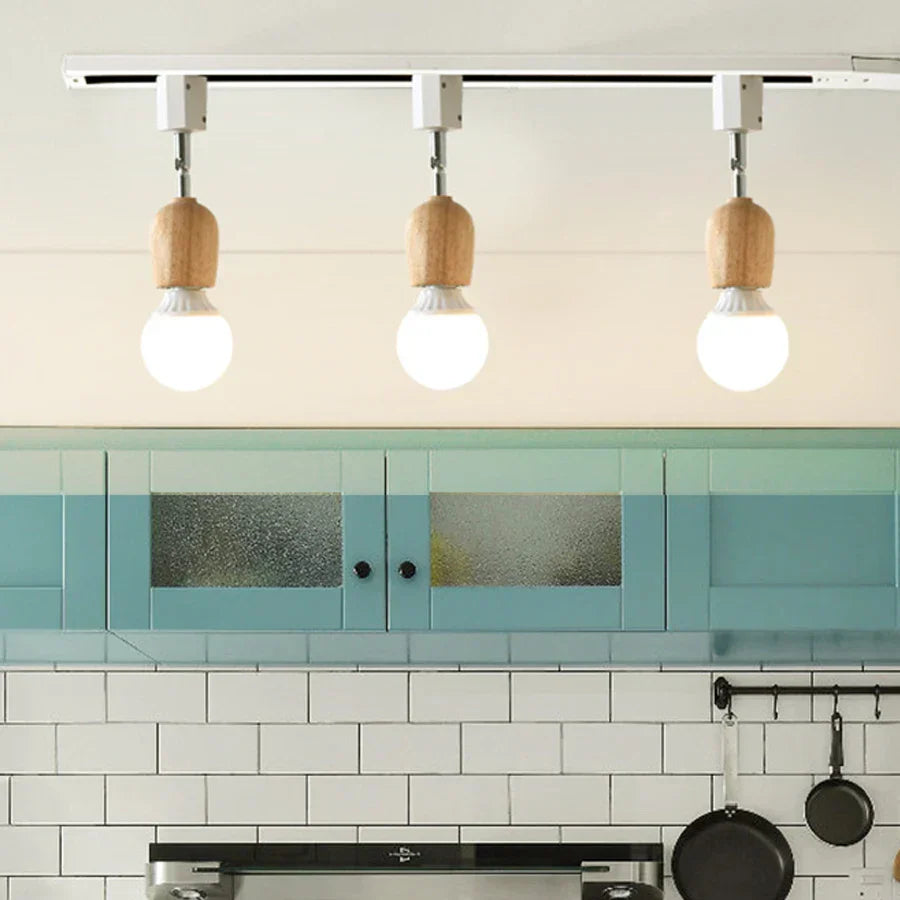 Nordic Rail Track Ceiling Spotlight for Cafes, Stores, and Restaurants