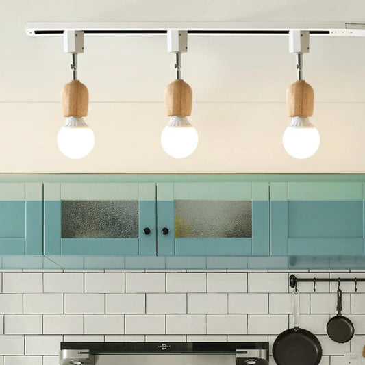Nordic Rail Track Ceiling Spotlight for Cafes, Stores, and Restaurants